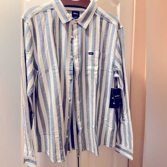 Linen Long sleeve bottom up casual shirt NWTs - Picture 1 of 8